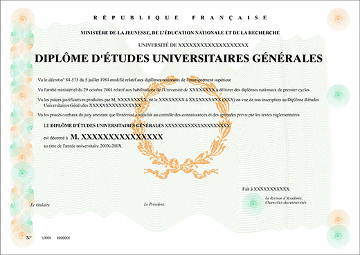 Acheter un diplôme en PDF