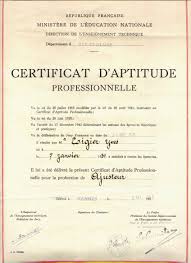Acheter un Certificat d'Aptitude Professionnelle