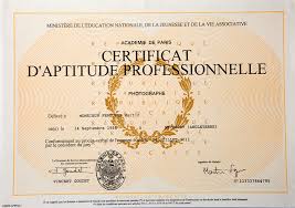 Acheter un Certificat d'aptitude Professionnelle (CAP)