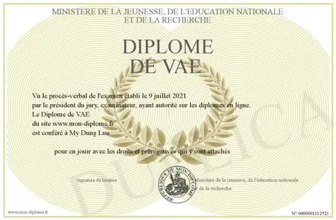 Obtenez un Diplôme par VAE authentique et express